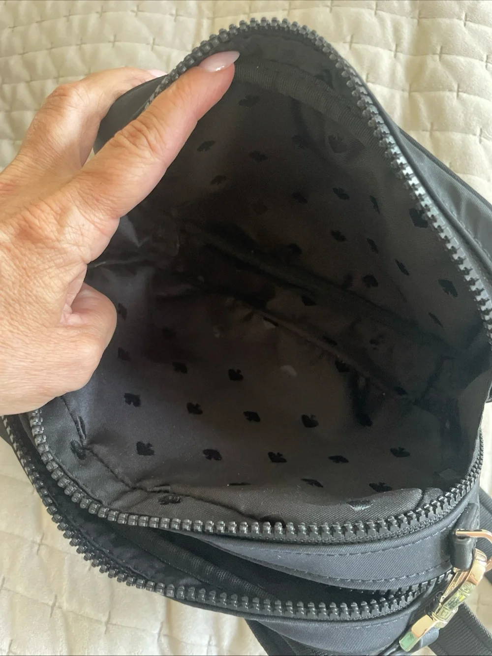 kate spade sleek black